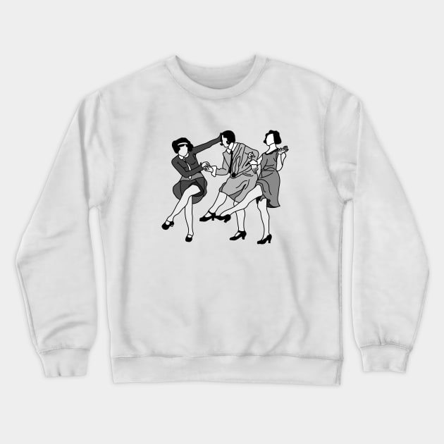 Dancing Girls Crewneck Sweatshirt by AYar